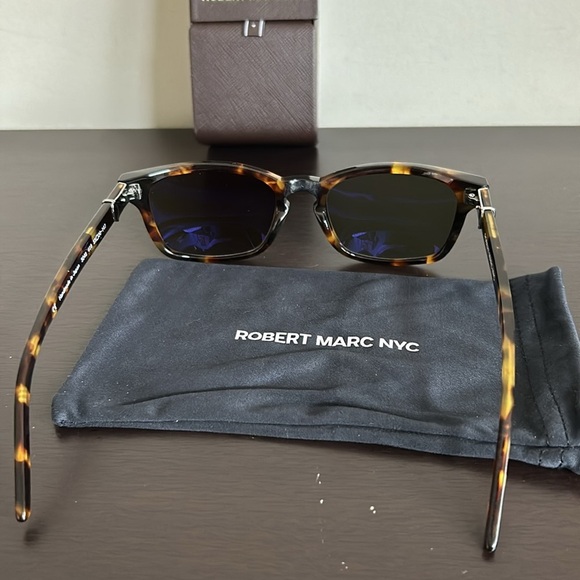 ROBERT MARC NYC Sunglasses Mens 5048 Matte Tortoise NEW - Picture 6 of 9